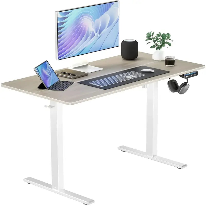 63/55/48/40 inch adjustable height electric lift desk, ergonomically designed recording studio desk, gaming desk, suitable for home offices, cafes, restaurants, recording studios, 4 colors, electric standing desk, perfect Christmas gift