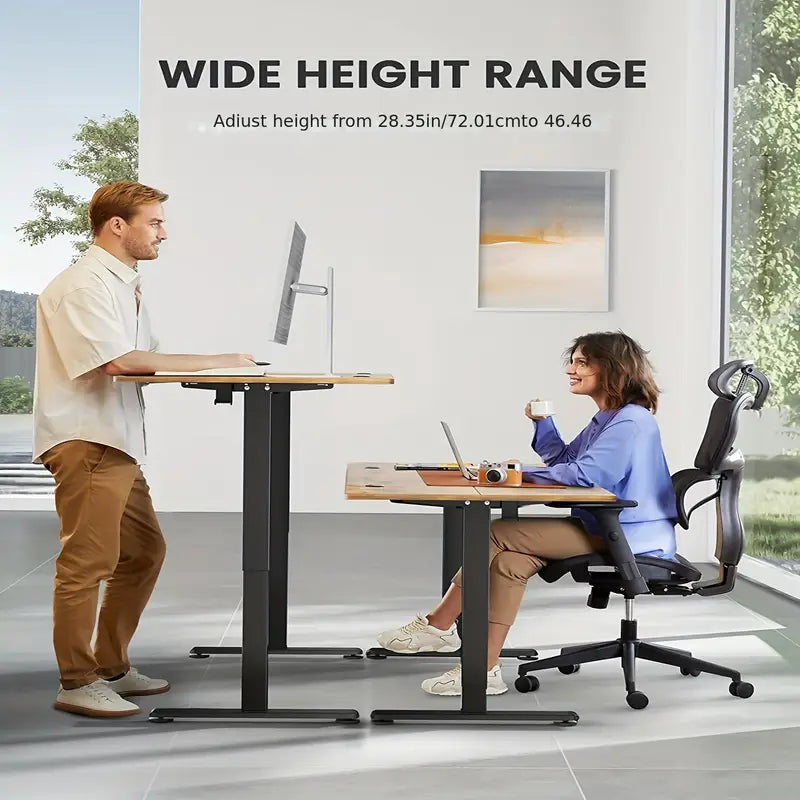 63/55/48/40 inch adjustable height electric lift desk, ergonomically designed recording studio desk, gaming desk, suitable for home offices, cafes, restaurants, recording studios, 4 colors, electric standing desk, perfect Christmas gift