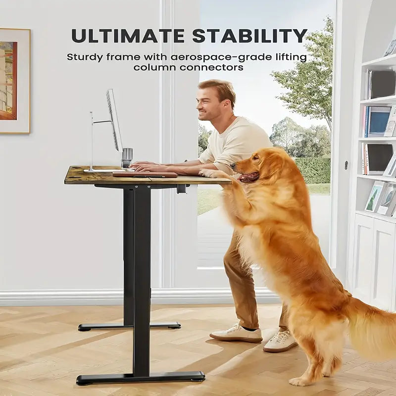 63/55/48/40 inch adjustable height electric lift desk, ergonomically designed recording studio desk, gaming desk, suitable for home offices, cafes, restaurants, recording studios, 4 colors, electric standing desk, perfect Christmas gift